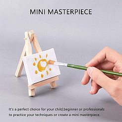 子供木製学習ジオメトリ教育玩具  スケッチブックのおもちゃ  ホワイト  7x5x1.1cm&nbsp;DIY-NB0003-45