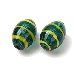 Handmade Silver Foil Glass Lampwork Beads&nbsp;LA-CBAEC7C-02