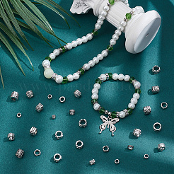 120Pcs 12 Styles Tibetan Style Zinc Alloy Beads&nbsp;FIND-SP0005-87