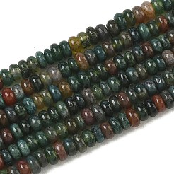 Natural Indian Agate Beads Strands&nbsp;G-N0173-04-2x4mm