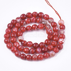 Natural Crackle Agate Beads Strands&nbsp;G-T119-01A-07
