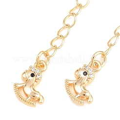 Brass Curb Chain Extender&nbsp;KK-P354-14G
