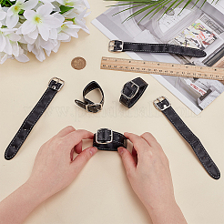 Black PU Leather Starp Belts Accessories&nbsp;PURS-WH0009-002P