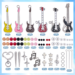 DIY Guitar Keychain Making Kits&nbsp;DIY-SC0033-63