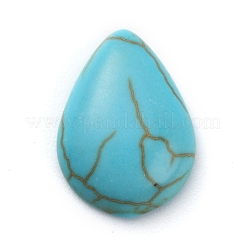 Synthetic Howlite Cabochons&nbsp;TURQ-WH0001-02E-01