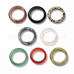 天然＆合成宝石の指輪  ワイドバンドリング  usサイズ{12}〜usサイズ6 1/4（11mm）&nbsp;G-T125-26