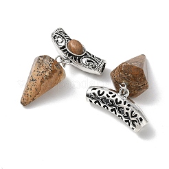 Natural Picture Jasper Pendants&nbsp;AL-CBA612E-11AS