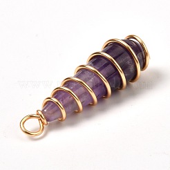 Natural Mixed Gemstone Pendants&nbsp;PALLOY-JF00956