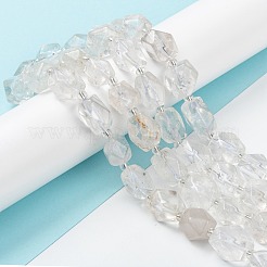 Natural Quartz Crystal Beads Strands&nbsp;G-C182-08