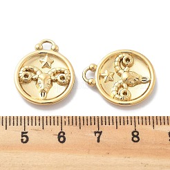 PVD Vacuum Plating 304 Stainless Steel Rhinestone Pendants&nbsp;STAS-R130-01G-02