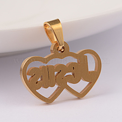 Ion Plating(IP) 304 Stainless Steel Pendants&nbsp;STAS-K162-093G