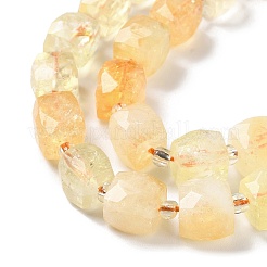 Heated Natural Citrine Beads Strands&nbsp;G-B065-A11