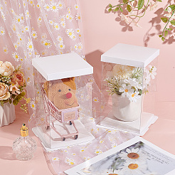 Folding Clear Plastic Gift Storage Boxes&nbsp;LS-CON-WH0106-09A