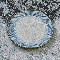 MIYUKIデリカビーズ  シリンダー  日本製シードビーズ  11/0  （db1671)パールライニングクリスタルab  1.3x1.6mm  穴：0.8mm  約2000PCS /ボトル  10 G /ボトル&nbsp;SEED-JP0008-DB1671
