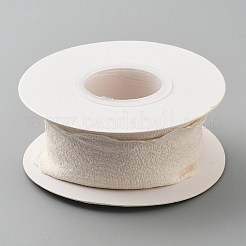 10ヤードのポリエステルフリルリボン  布用 diy 作成装飾  雪  1-5/8インチ（40mm）&nbsp;X1-OCOR-TAC0034-06I