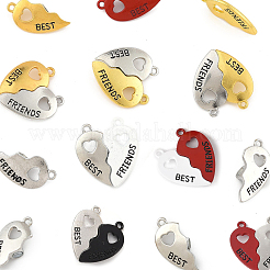 10 Sets Spray Painted Alloy Split Pendants&nbsp;FIND-FS0004-20