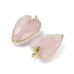 Natural Rose Quartz Pendants&nbsp;G-G012-12G-02