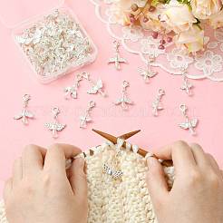 50Pcs 5 Style Glass & Alloy Pendant Decorations&nbsp;HJEW-FS00076