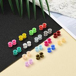32Pcs 16 Colors Silicone Thin Ear Gauges Flesh Tunnels Plugs&nbsp;FIND-YW0001-16A