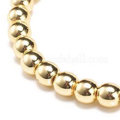 Synthetic Hematite Round Beaded Stretch Bracelet&nbsp;BJEW-JB08582