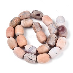 Dyed Natural Agate Beads Strands&nbsp;G-T144-29
