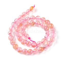 Natural Rose Quartz Beads Strands&nbsp;G-F591-04A-8mm