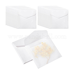 紙封筒  カードホルダー保護封筒  正方形  ホワイト  90x91x0.1mm&nbsp;LS-AJEW-WH0542-019A