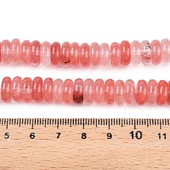Cherry Quartz Glass Beads Strands&nbsp;G-T138-59
