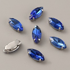 Horse Eye Shape Sew on Rhinestone&nbsp;FIND-WH0128-93C-03