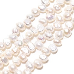 Natural Cultured Freshwater Pearl Bead Strands&nbsp;PEAR-N014-04O