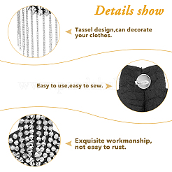 Fashionable Punk Style Chain Tassel Epaulettes&nbsp;DIY-WH0304-475P