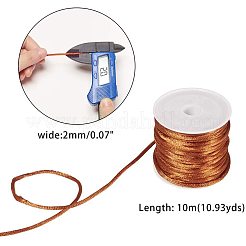 Nylon Satin Rattail Cord&nbsp;NWIR-PH0001-22