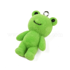 Flocky Resin Pendants&nbsp;RESI-S06-02