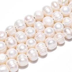 Natural Cultured Freshwater Pearl Beads Strands&nbsp;PEAR-L001-C-08-01