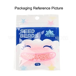 TOHOラウンドシードビーズ  日本製シードビーズ  （784)つの内側の色のabクリスタル/砂岩の裏地  8/0  3mm  穴：1mm  約222個/10g&nbsp;X-SEED-TR08-0784