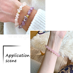 4 Strands 4 Style Natural Rose Quartz Stone Bead Strands&nbsp;G-KS0001-11