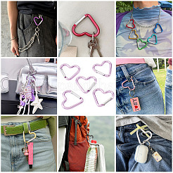 5Pcs Zinc Alloy Spring Gate Rings&nbsp;FIND-TA0009-73K