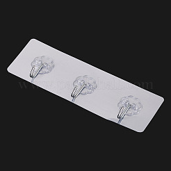 Self-adhesive Acrylic Wall Hook Hangers&nbsp;AJEW-TADJ0001-09A-01