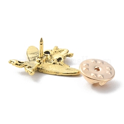 Alloy Bees Lapel Pin&nbsp;JEWB-WH0020-030AG