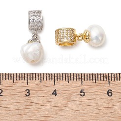 Natural Cultured Freshwater Pearl Pendants&nbsp;PALLOY-JF05580