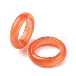 Cat Eye Finger Rings&nbsp;RJEW-G363-01A-11