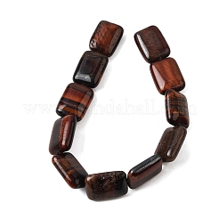Dyed Natural Red Tiger Eye Beads Strands&nbsp;G-S386-A15
