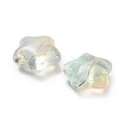 透明ガラスビーズ  スター  甘露  15~17x16~17.5x8mm  穴：1.2mm  400個/ 1000g&nbsp;GLAA-B029-01B