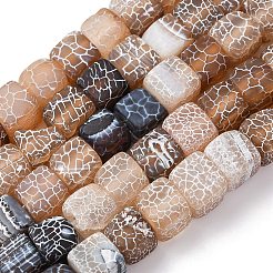 Natural Weathered Agate Beads Strands&nbsp;G-NH0038-01C