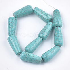 Natural Howlite Beads Strands&nbsp;X-TURQ-T003-09