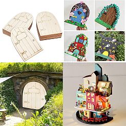 Wooden Fairy Door Decoration&nbsp;WOOD-NB0001-64C