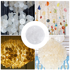 150Pcs Natural Shell Slice Connector Charms&nbsp;SSHEL-DC0001-03