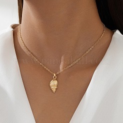 Summer Beach Alloy Pendant Necklaces for Women&nbsp;FS-WGAF64A-08
