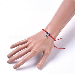 Adjustable Nylon Thread Braided Bead Bracelets&nbsp;BJEW-JB04459-03