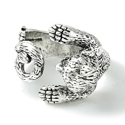 Monkey Alloy Open Cuff Rings&nbsp;RJEW-K275-49AS